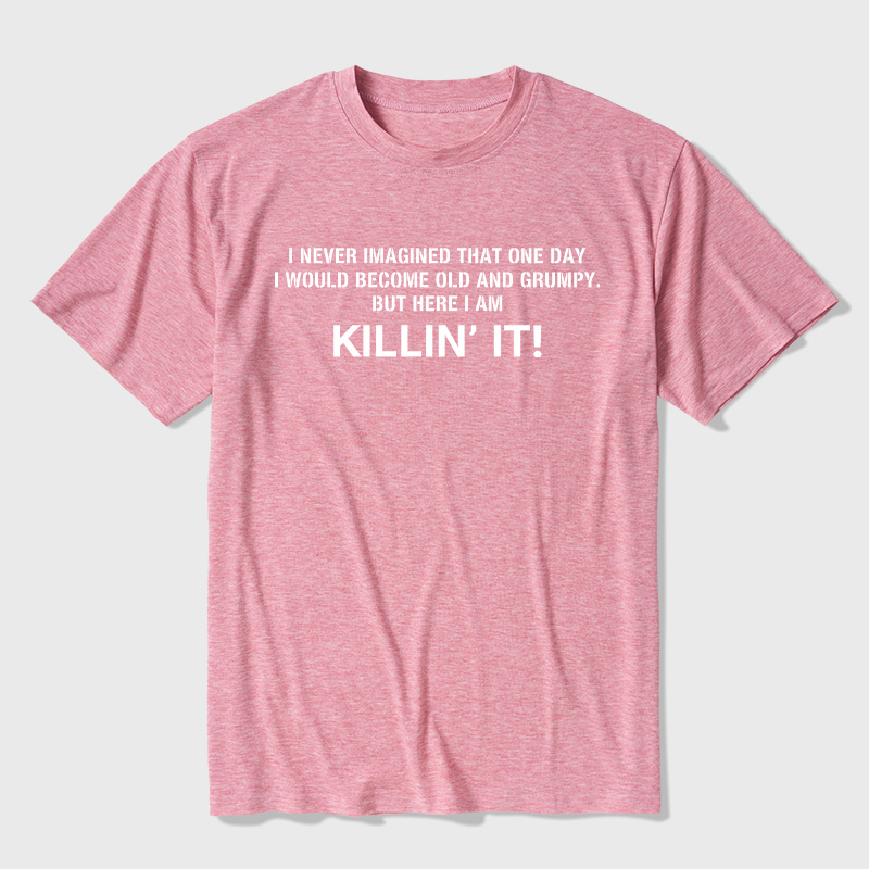 Old and Grumpy Ultra Soft Heather Tee