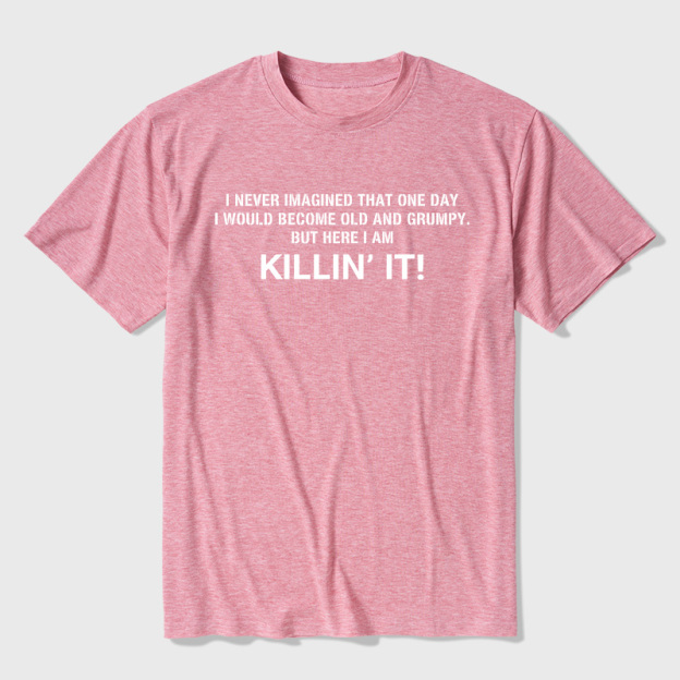 Old and Grumpy Ultra Soft Heather Tee