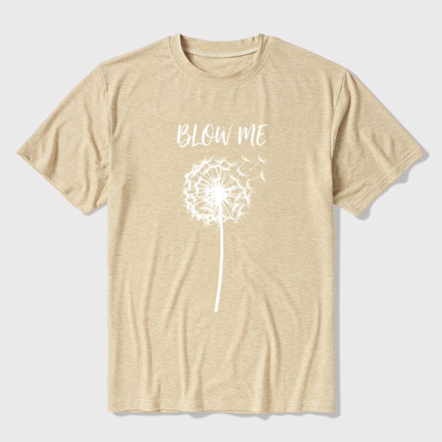 Dandelion Joke Ultra Soft Heather Tee