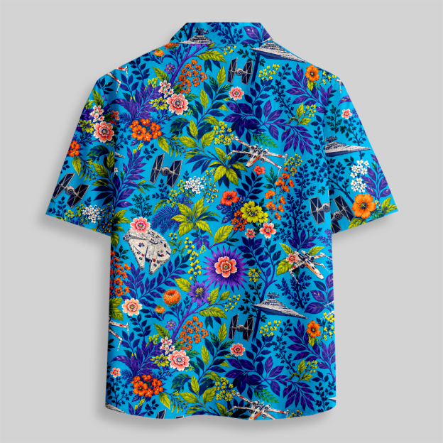 Floral Flightpath Button Up Pocket Shirt