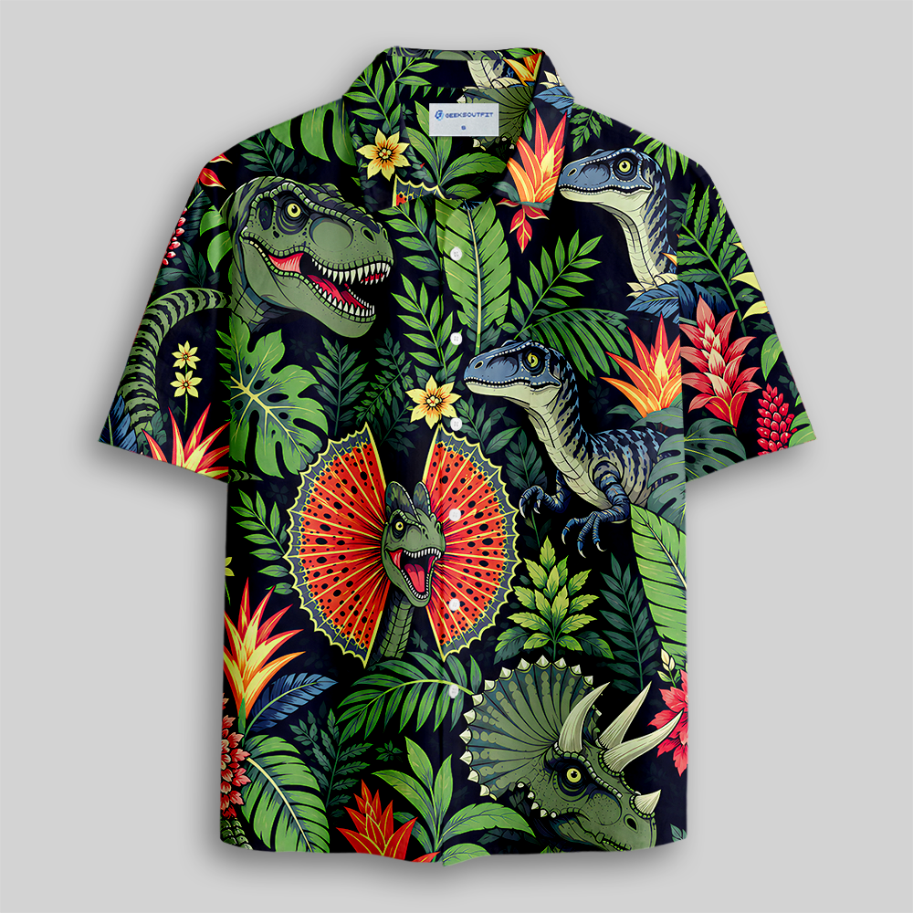 Tropical Titans Button Up Pocket Shirt