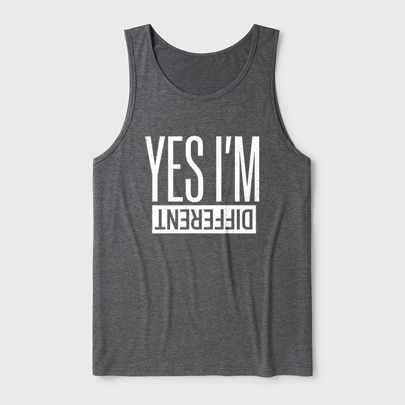Yes I'm Different Ultra Soft Heather Tank