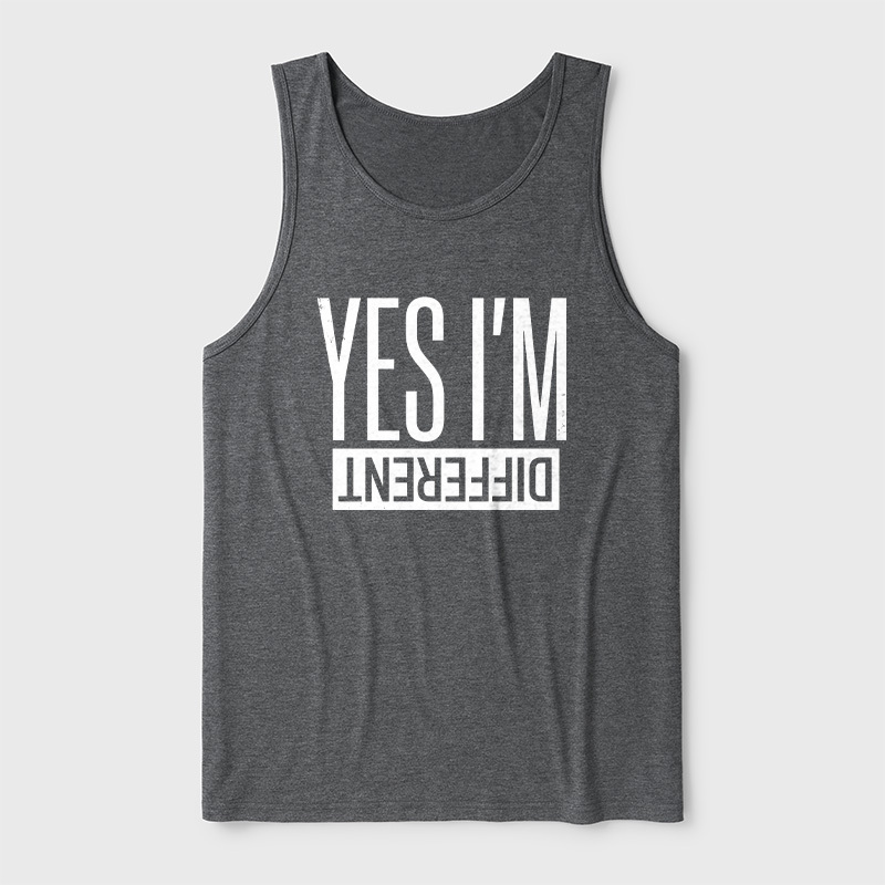 Yes I'm Different Ultra Soft Heather Tank
