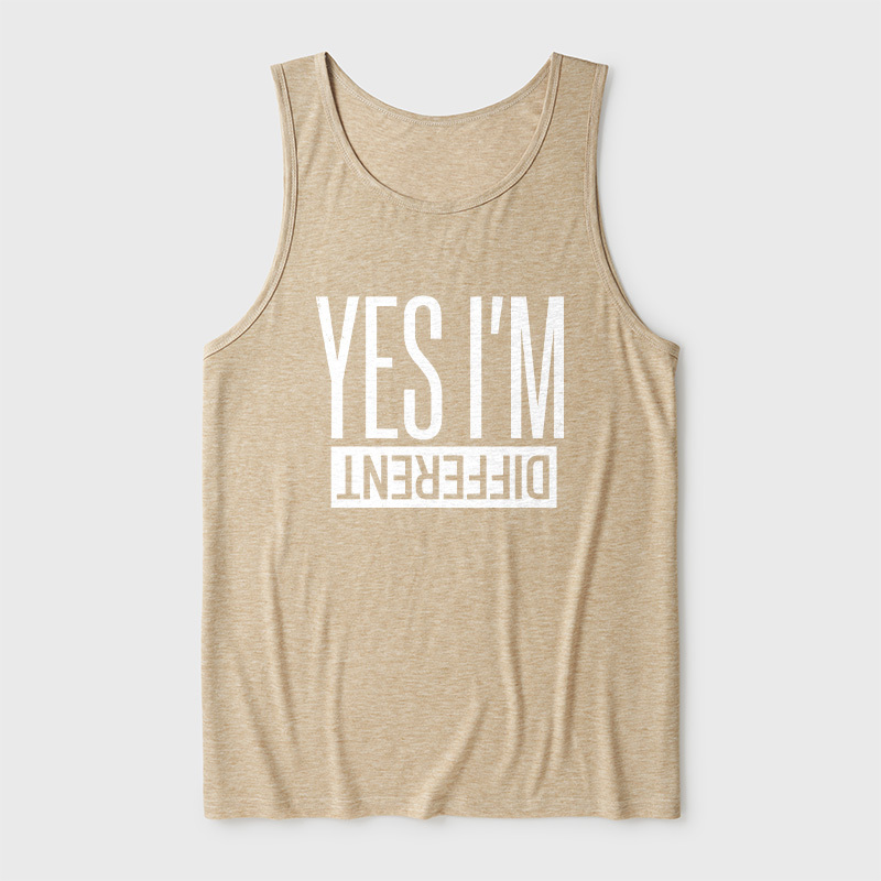 Yes I'm Different Ultra Soft Heather Tank