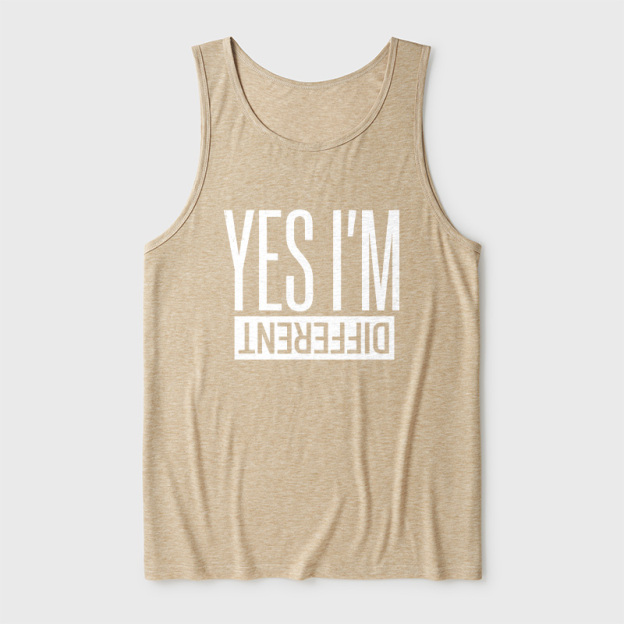 Yes I'm Different Ultra Soft Heather Tank