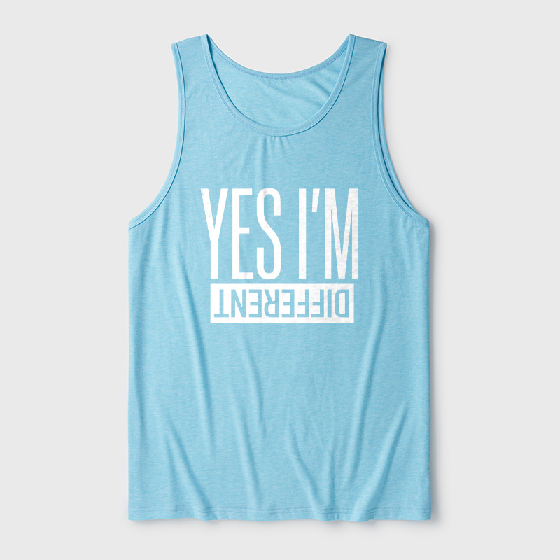 Yes I'm Different Ultra Soft Heather Tank