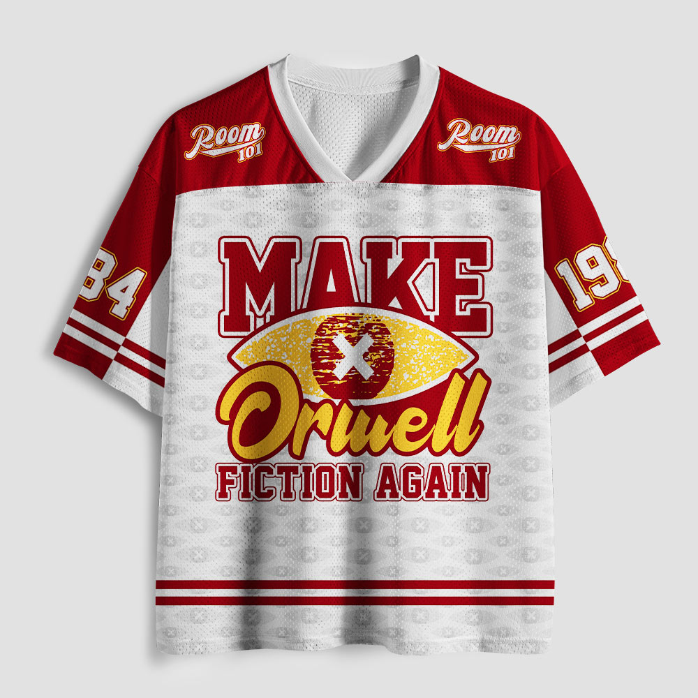 Make Orwell Fiction Again Geek Mesh Jersey