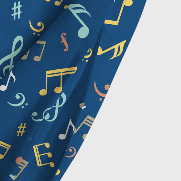 Musical Notes Geek Tiered Cami Maxi Dress