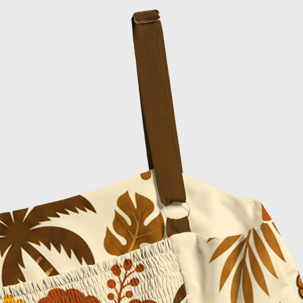 Never Forget Hawaii Geek Tiered Cami Maxi Dress