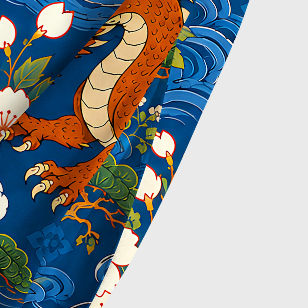 Ukiyo Dragon & Dice Geek Tiered Cami Maxi Dress
