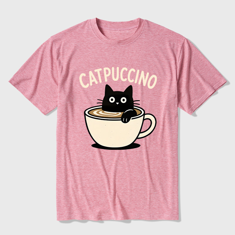 Catpuccino Ultra Soft Heather Tee