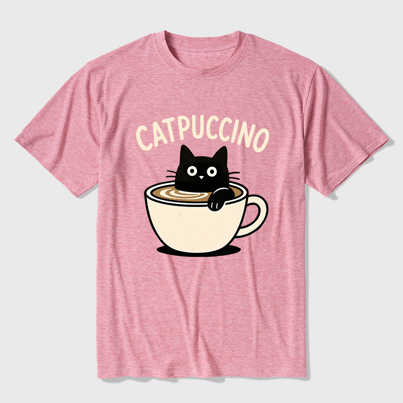 Catpuccino Ultra Soft Heather Tee