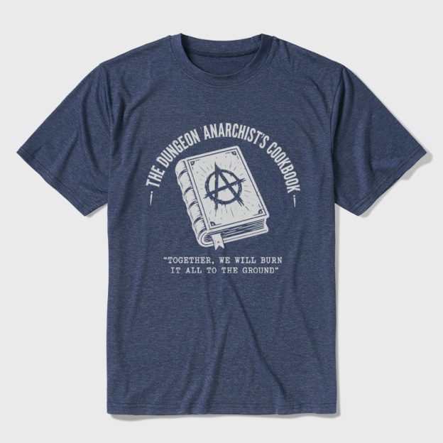 Dungeon Anarchist's Cookbook Ultra Soft Heather Tee