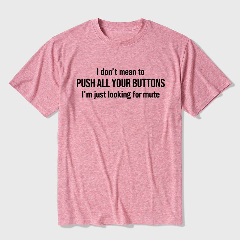 I'm Just Looking For Mute Ultra Soft Heather Tee
