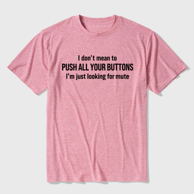 I'm Just Looking For Mute Ultra Soft Heather Tee