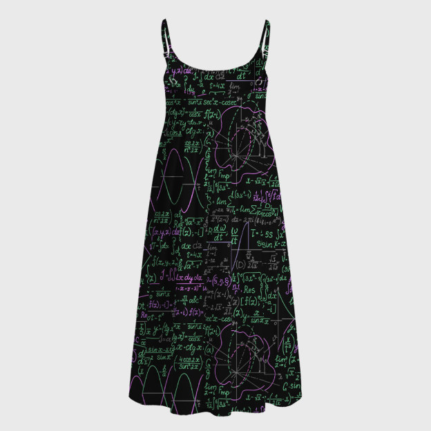 Math Function Curve Geek A-Line Cami Dress