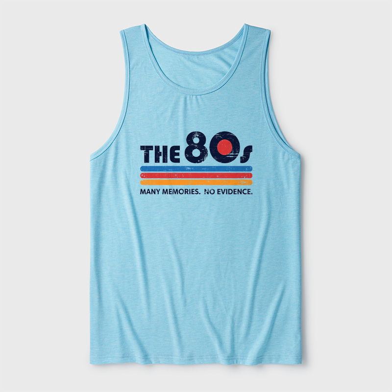 The 80s Many Memories No Evidence Ultra Soft Heather Tank