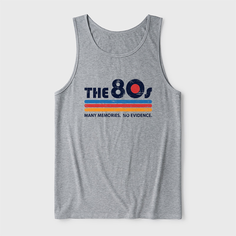 The 80s Many Memories No Evidence Ultra Soft Heather Tank