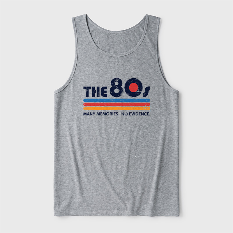 The 80s Many Memories No Evidence Ultra Soft Heather Tank