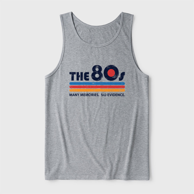 The 80s Many Memories No Evidence Ultra Soft Heather Tank