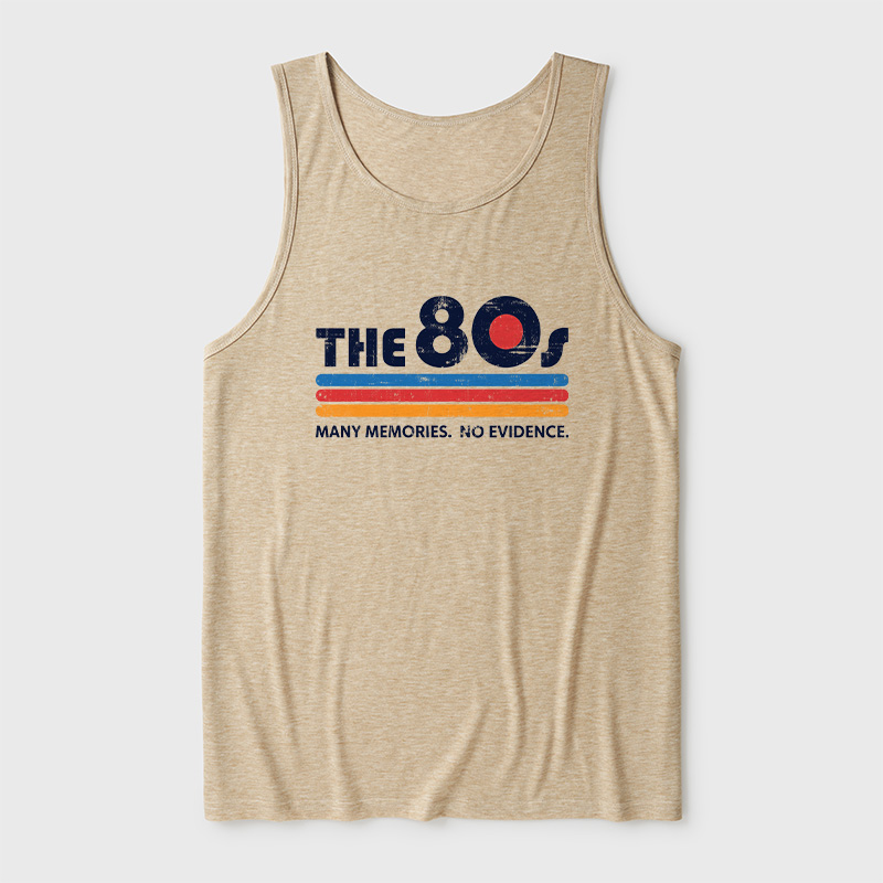 The 80s Many Memories No Evidence Ultra Soft Heather Tank