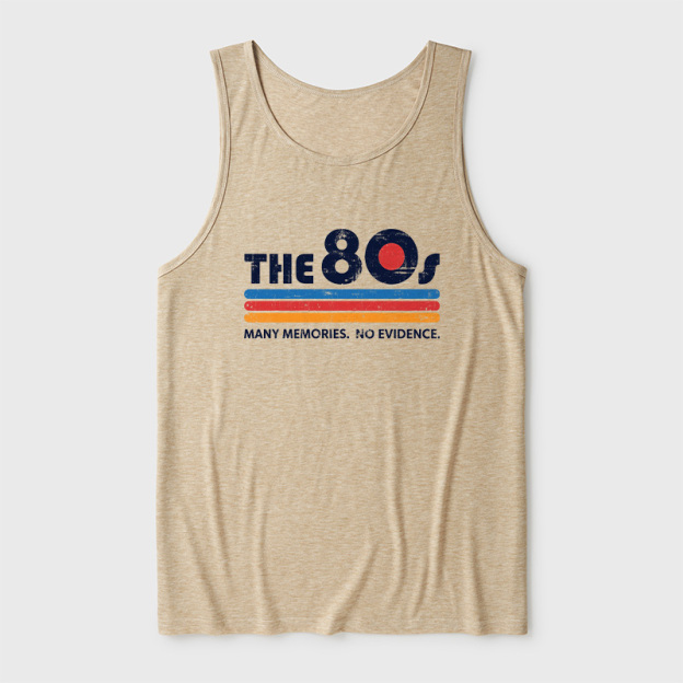 The 80s Many Memories No Evidence Ultra Soft Heather Tank