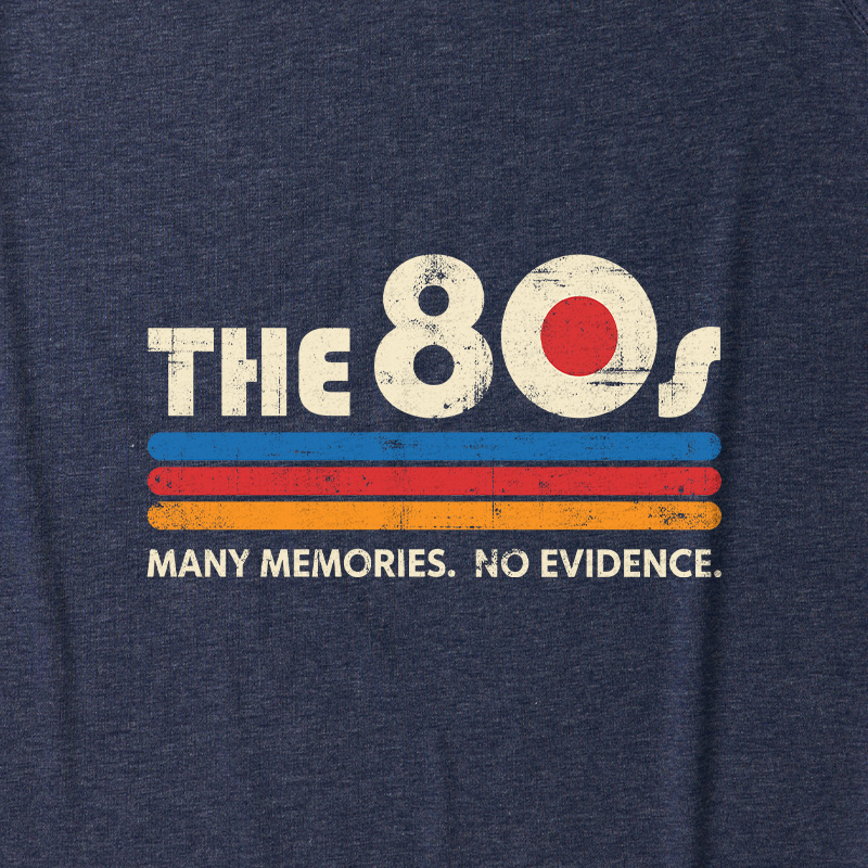 The 80s Many Memories No Evidence Ultra Soft Heather Tank