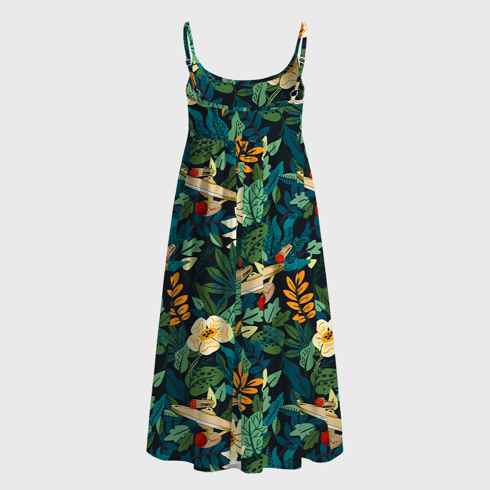 Scifi Spacecraft Geek A-Line Cami Dress