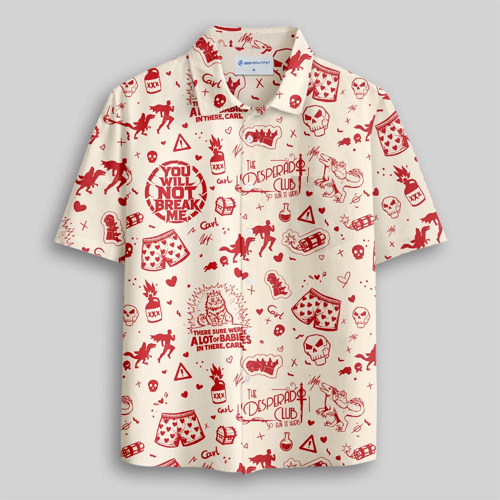 The Desperado Club Doodle Button Up Pocket Shirt