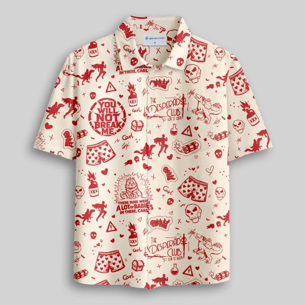 The Desperado Club Doodle Button Up Pocket Shirt