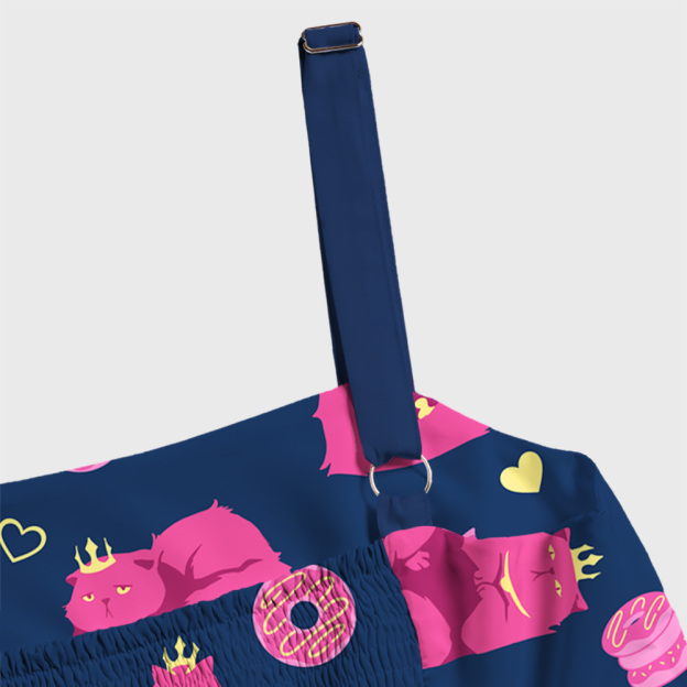 Princess Donut Geek Tiered Cami Maxi Dress