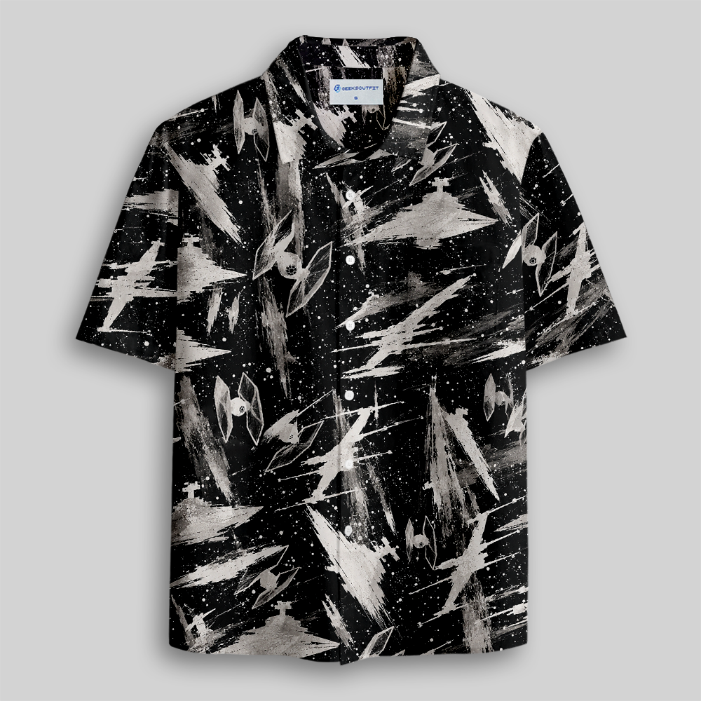 Voidfleet Brushstorm Button Up Pocket Shirt