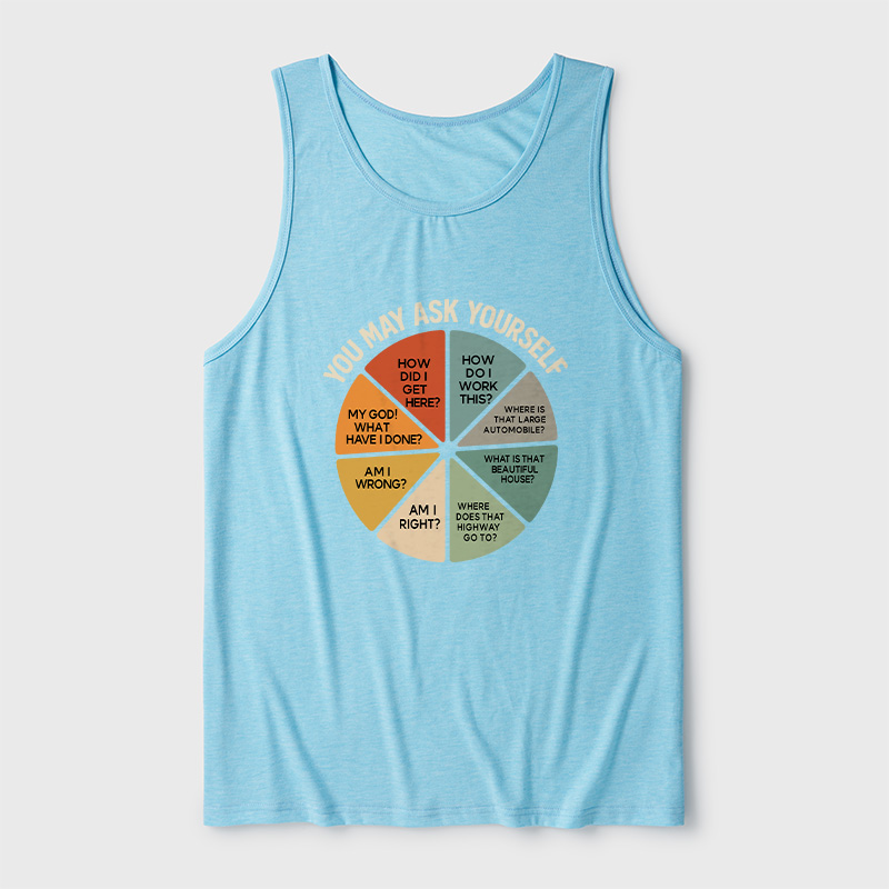 You May Ask Yourself Ultra Soft Heather Tank