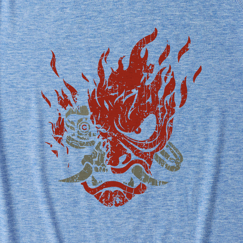 Cyberpunk Samurai Ultra Soft Heather Tank