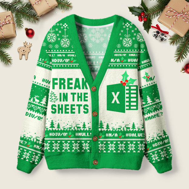 Freak in the Sheets Geek Ugly Cardigan Sweaters