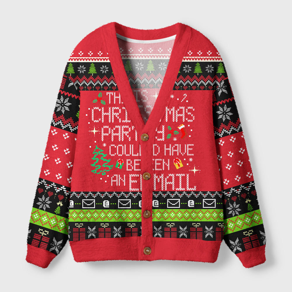 Geeksoutfit This Party Could Have Been an Email Geek Ugly Cardigan Sweaters  for Sale
