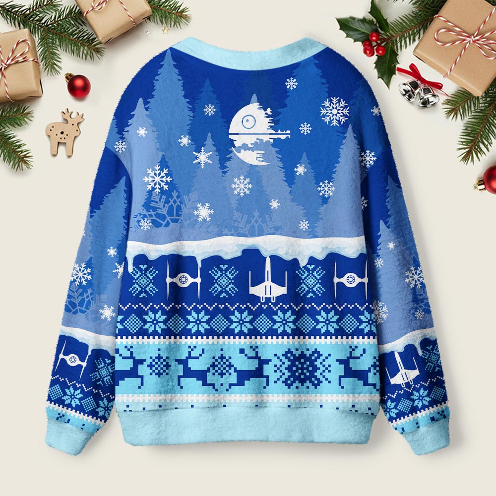 AT Snow Walker Christmas Geek Ugly Cardigan Sweaters
