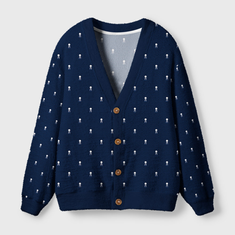 USS Enterpris Icon Geek Ugly Cardigan Sweaters