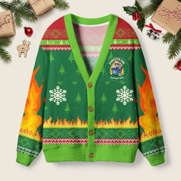 Trash Panda Geek Ugly Cardigan Sweaters