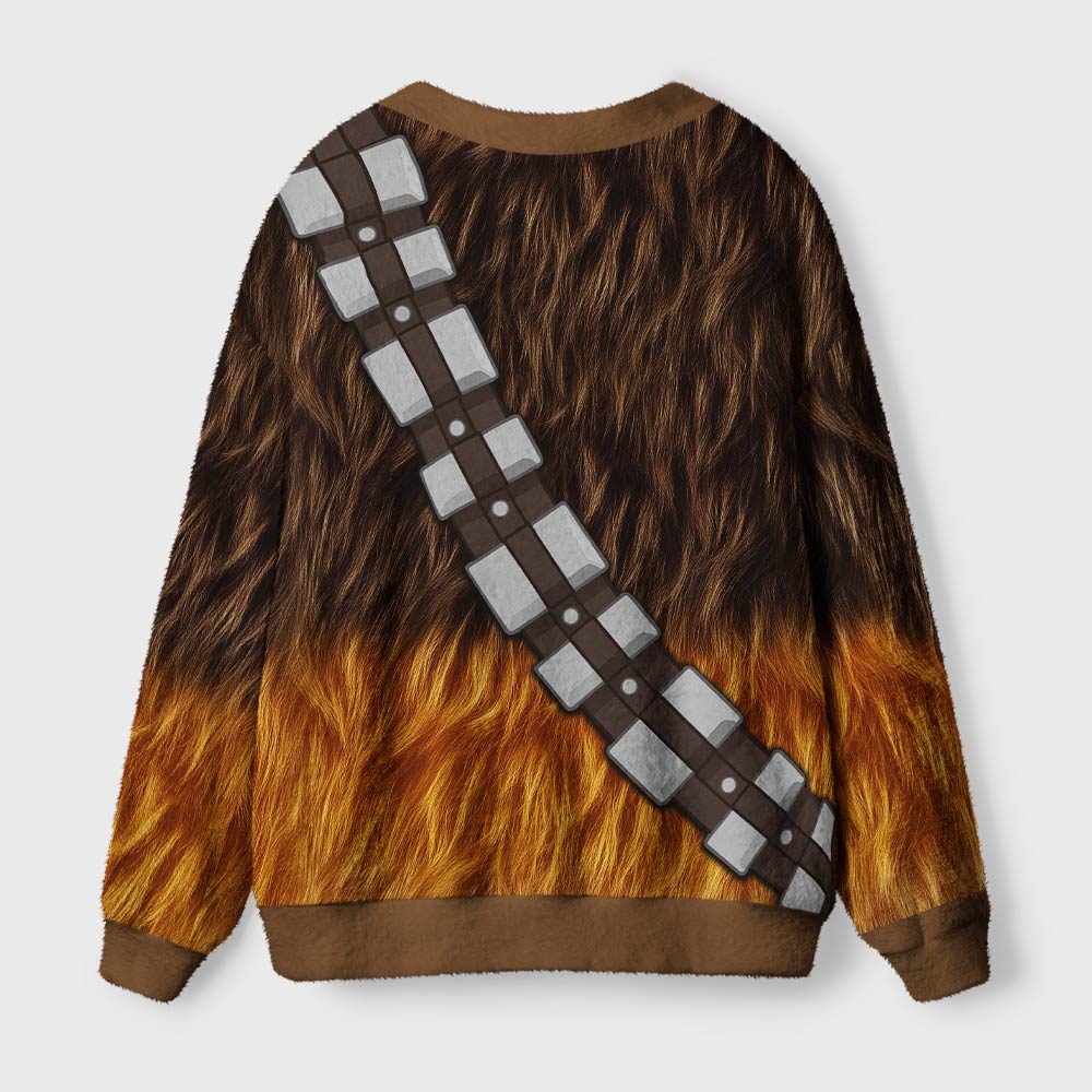 Chewie Outfit Geek Ugly Cardigan Sweaters