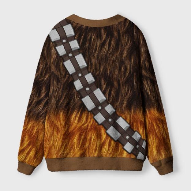 Chewie Outfit Geek Ugly Cardigan Sweaters