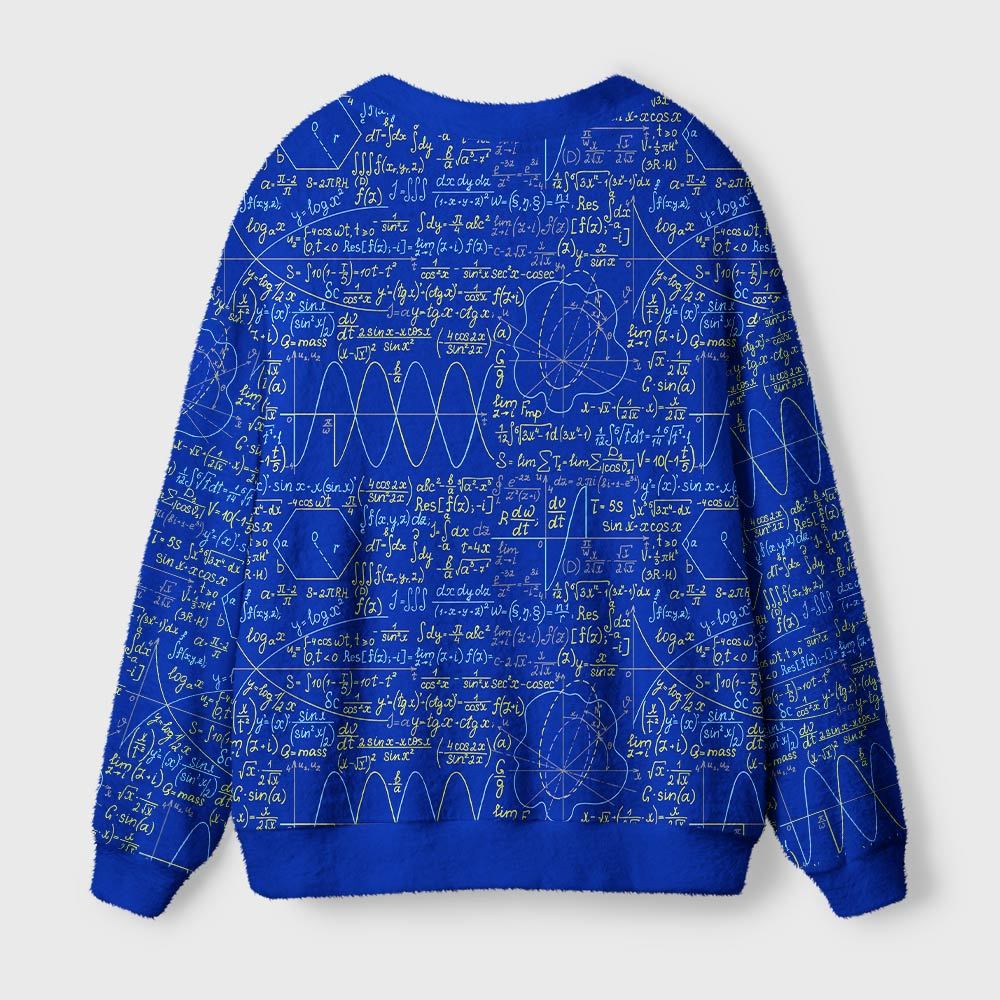 Math Function Curve Geek Ugly Cardigan Sweaters