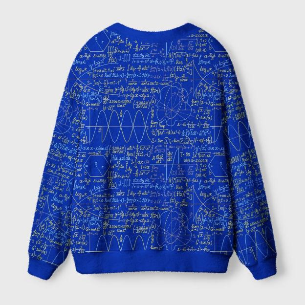 Math Function Curve Geek Ugly Cardigan Sweaters