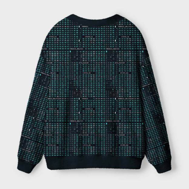 Data Matrix Geek Ugly Cardigan Sweaters