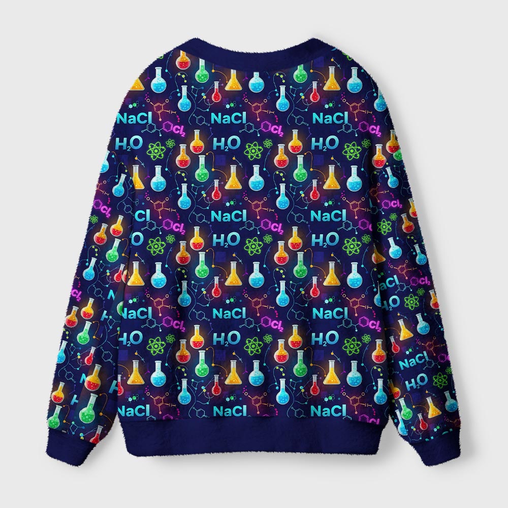 Chemistry Night Delight Geek Ugly Cardigan Sweaters