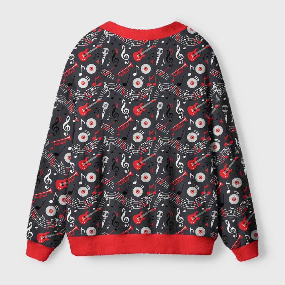 Melody Symphony Geek Ugly Cardigan Sweaters