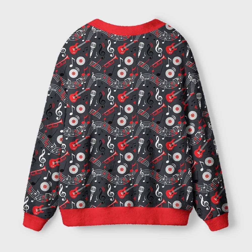 Melody Symphony Geek Ugly Cardigan Sweaters
