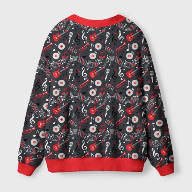 Melody Symphony Geek Ugly Cardigan Sweaters