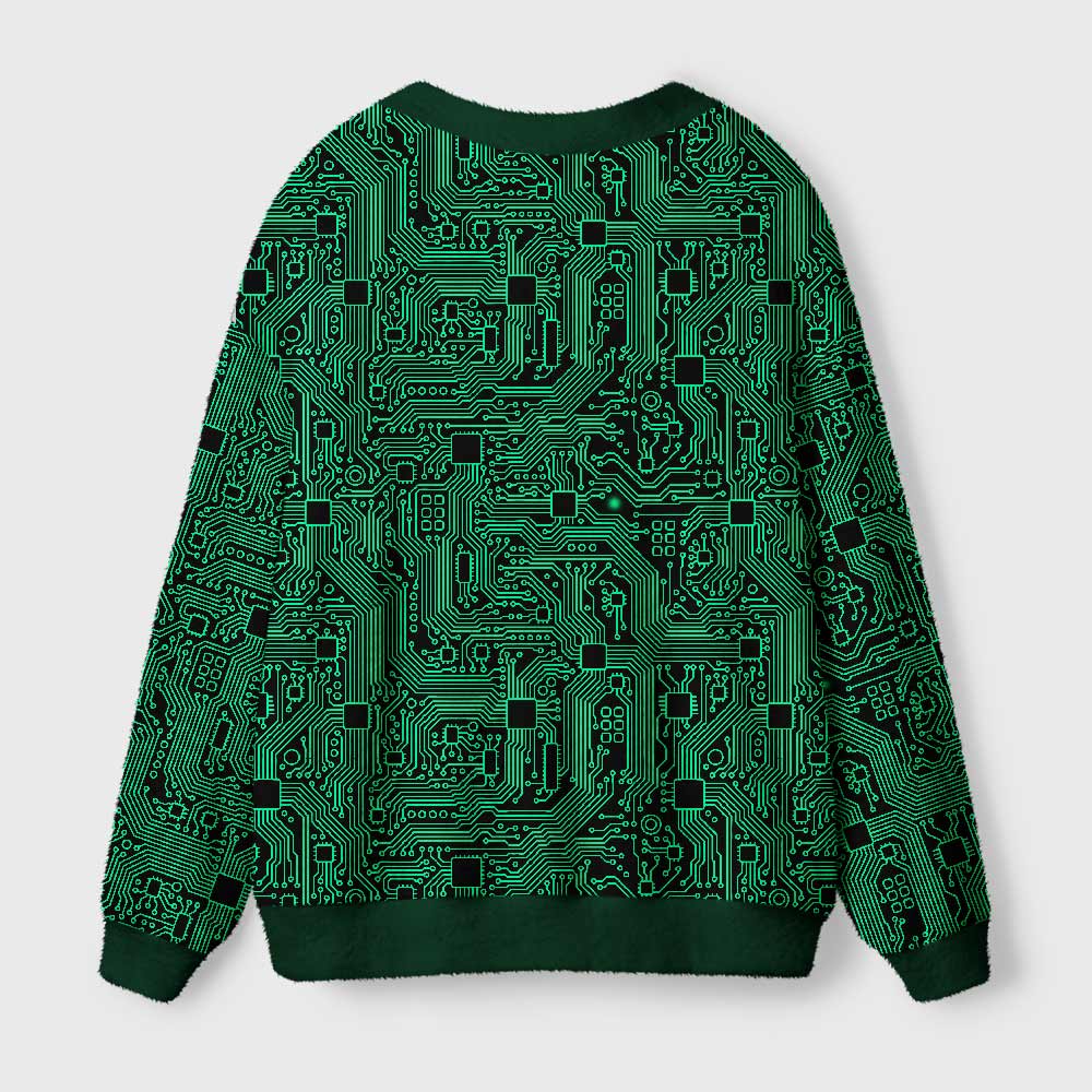 Computer Circuit Board Geek Ugly Cardigan Sweaters