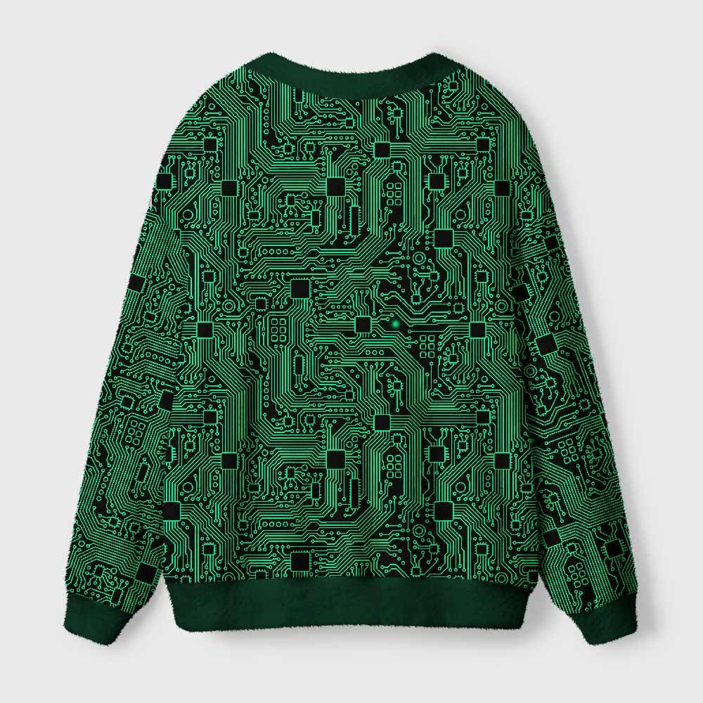 Computer Circuit Board Geek Ugly Cardigan Sweaters